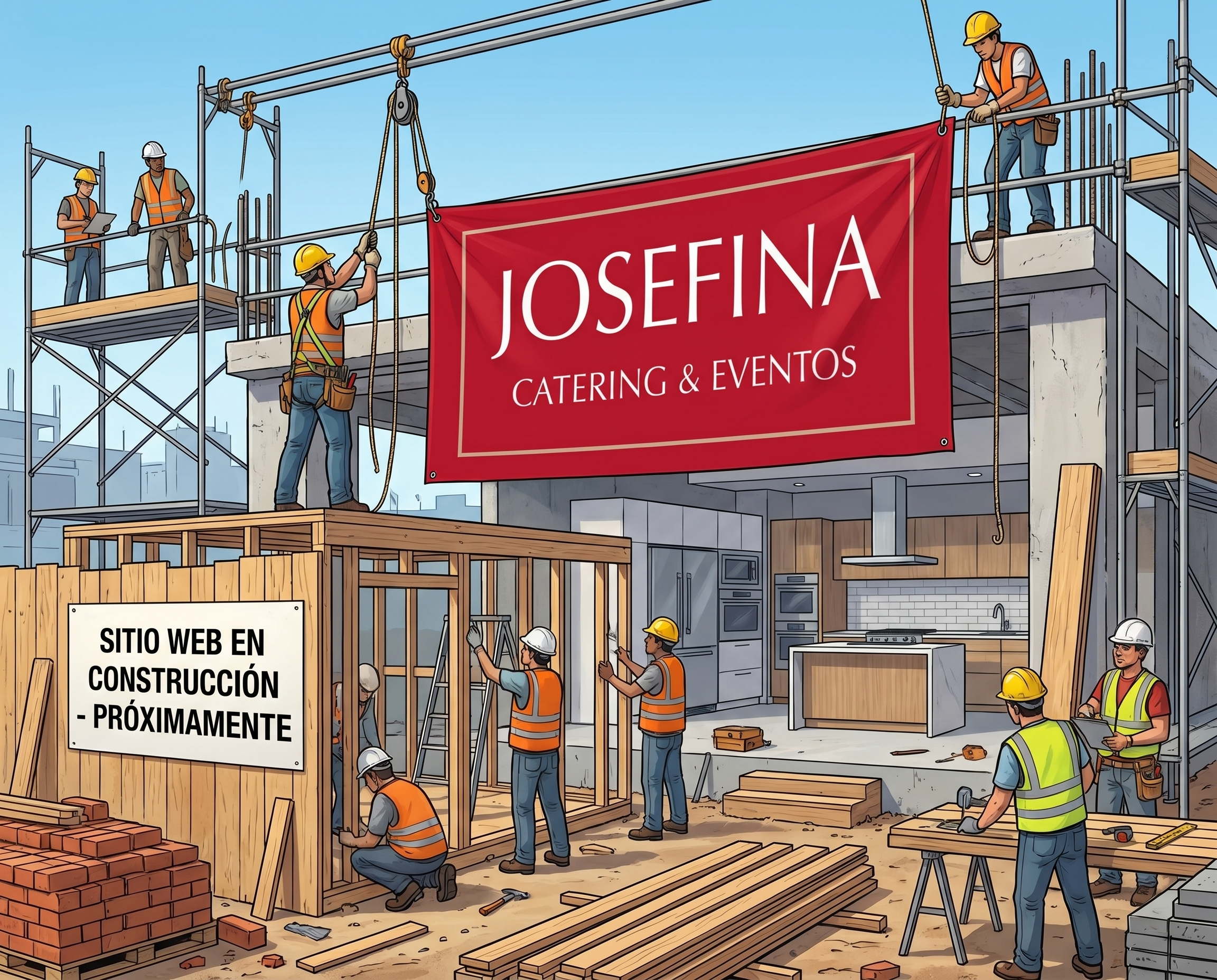 Sitio web en construcción - Josefina Catering
